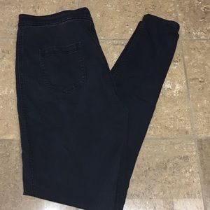 ASOS Black Denim Leggings w/ back pockets